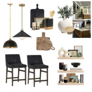 virtual interior design services kitchen mood board